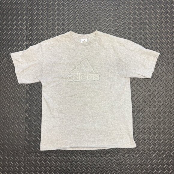 ADIDAS Grey Baggy T-Shirt - Picture 1 of 3